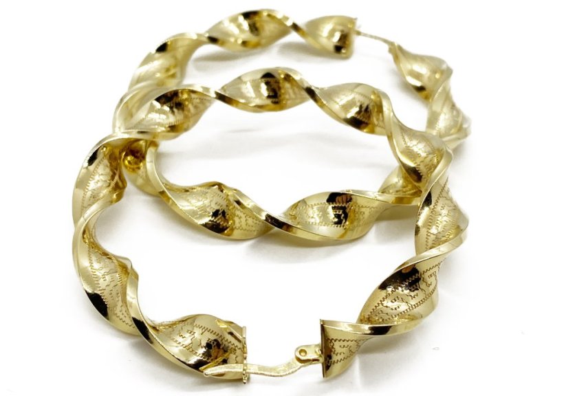 Zlaté náušnice 10,00 g 14 Kt