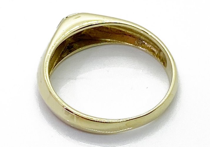 Zlatý prsten 2,07 g 14 Kt
