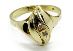 Zlatý prsten 2,82 g 14 Kt
