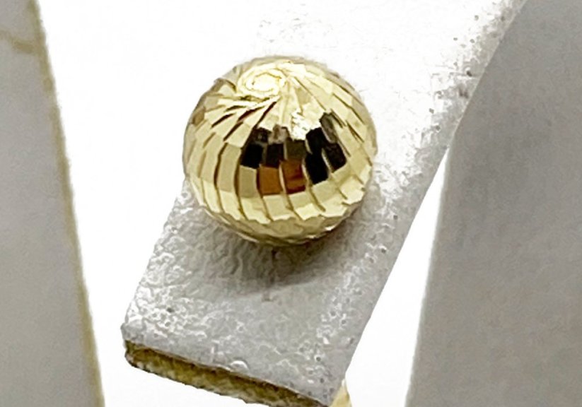 Zlaté náušnice 0,62 g 14 Kt