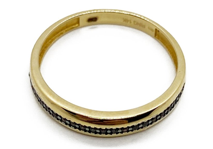 Zlatý prsten 1,75 g 14 Kt