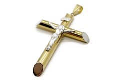 Zlatý přívěsek Kříž 3,47 g 14 Kt