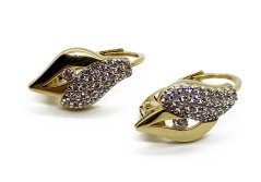 Zlaté náušnice 2,58 g 14 Kt