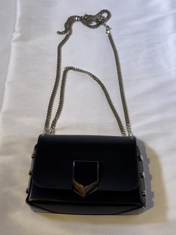 Jimmy Choo Lockett Petite Spazzolato Black/Chrome