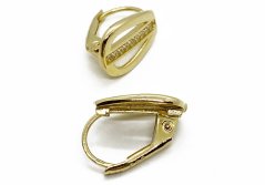 Zlaté náušnice 2,23 g 14 Kt