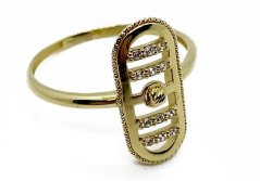 Zlatý prsten 2,32 g 14 Kt