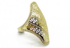 Zlatý prsten 4,02 g 14 Kt