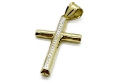 Zlatý přívěsek Kříž 2,11 g 14 Kt