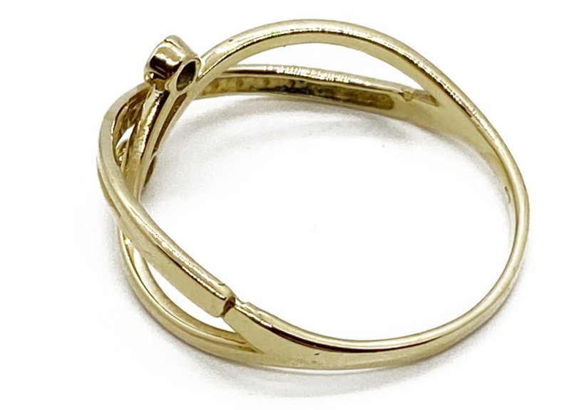 Zlatý prsten 2,23 g 14 Kt