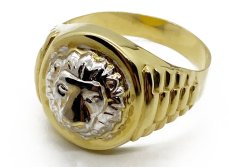 Zlatý prsten pánský 4,84 g 14 Kt