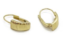 Zlaté náušnice 1,32 g 14 Kt