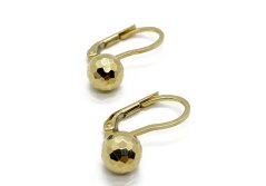 Zlaté náušnice 1,71 g 14 Kt