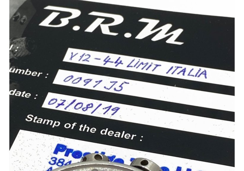 B.R.M Limited Italia, V12-44