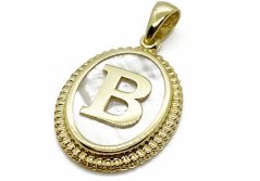 Zlatý přívěsek B 1,96 g 14 Kt