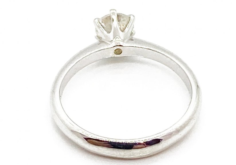 Zlatý prsten 2,56 g 14 Kt s Diamantem 0,55ct