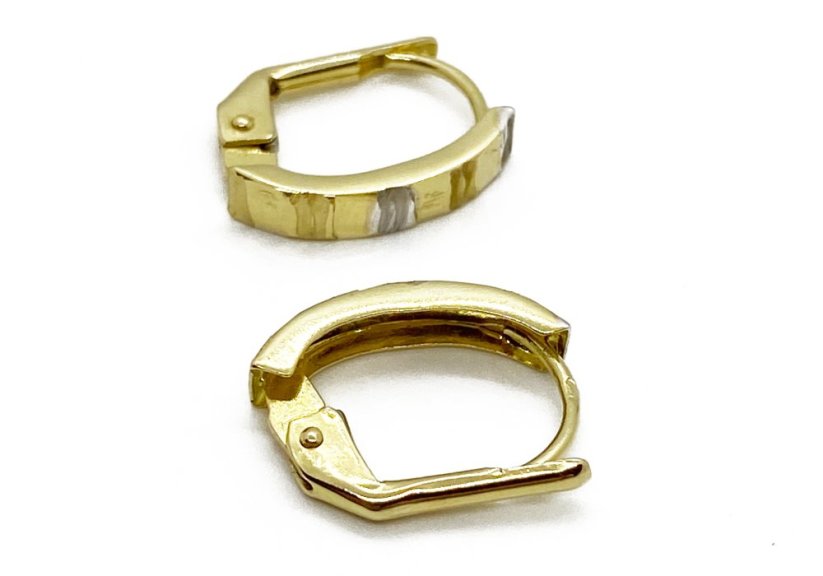 Zlaté náušnice 1,30 g 14 Kt