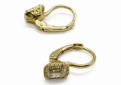 Zlaté náušnice 2,30 g 14 Kt