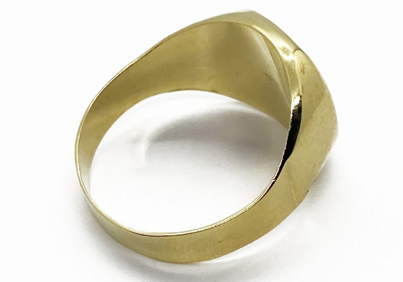 Zlatý prsten pánský 5,51 g 14 Kt