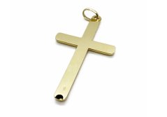 Zlatý přívěsek Kříž 1,90 g 14 Kt