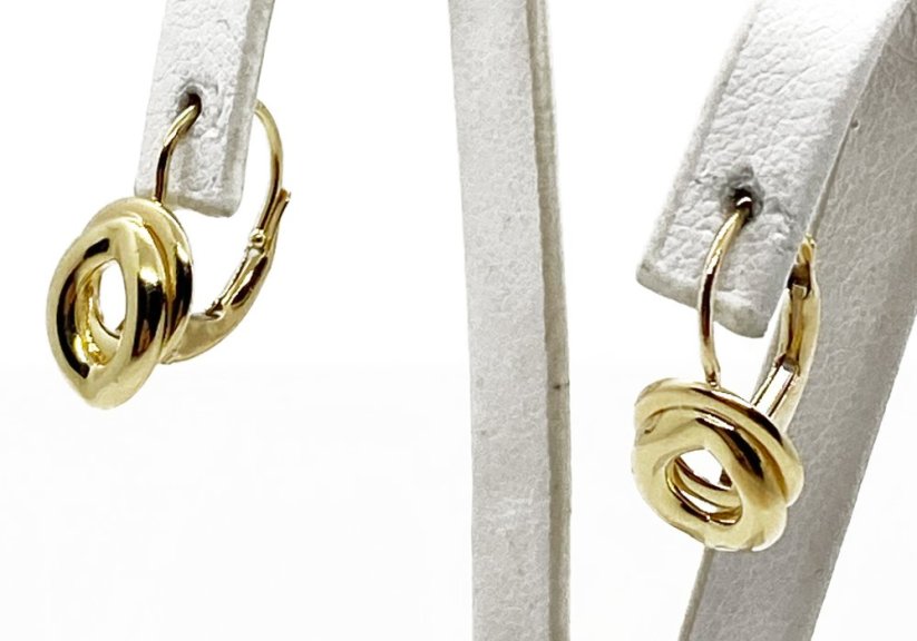 Zlaté náušnice 1,95 g 14 Kt