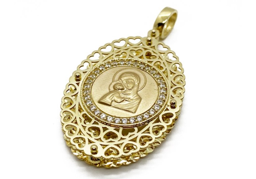 Zlatý přívěsek Madonka  6,06 g 14 Kt