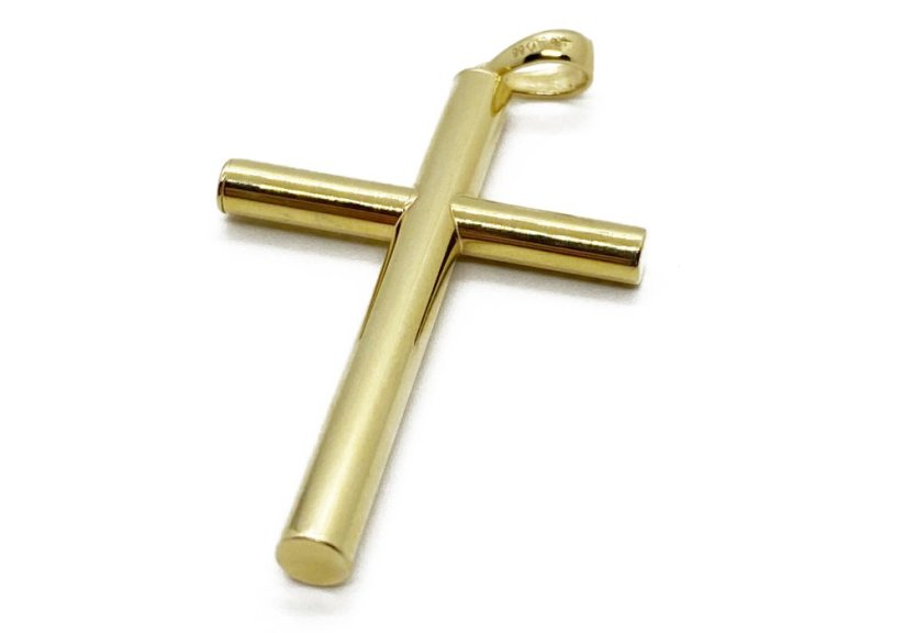 Zlatý přívěsek Kříž 2,24 g 14 Kt