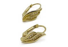 Zlaté náušnice 2,10 g 14 Kt