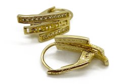 Zlaté náušnice 2,27 g 14 Kt