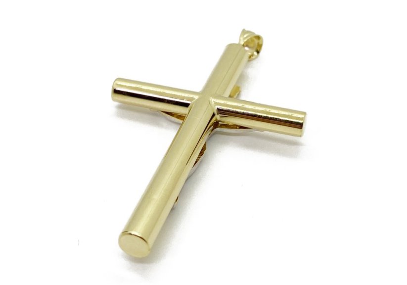 Zlatý přívěsek Kříž 4,23 g 14 Kt