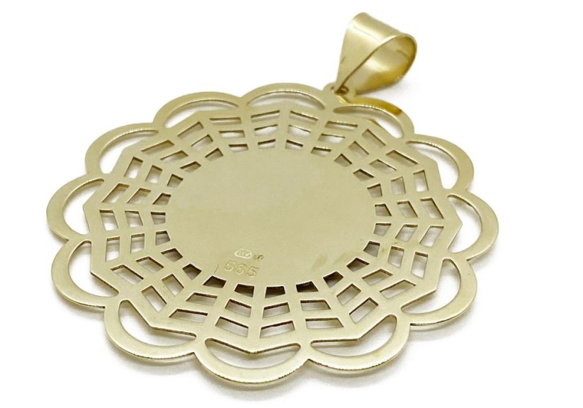 Zlatý přívěsek Madonka 6,21 g 14 Kt