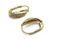 Zlaté náušnice 2,63 g 14 Kt
