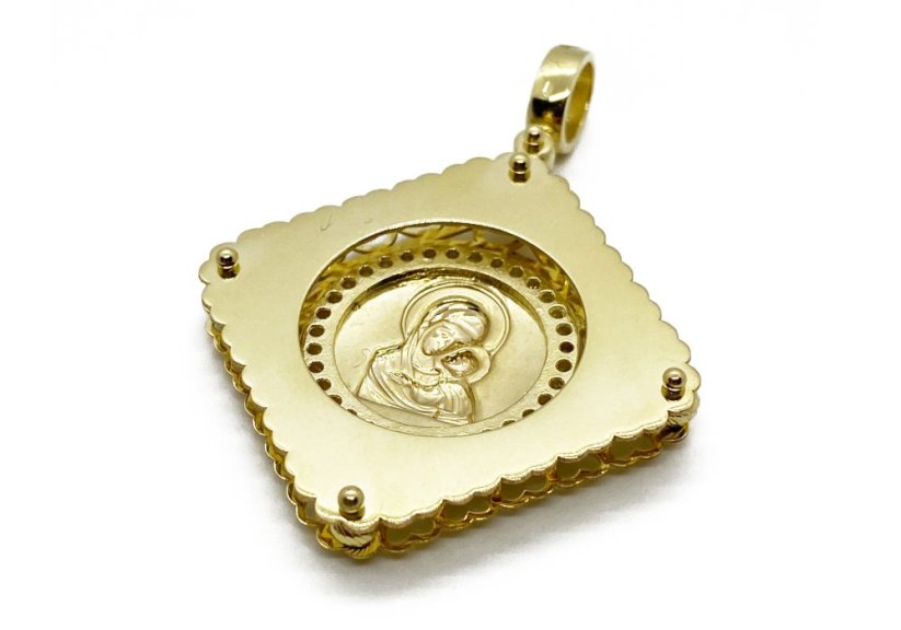 Zlatý přívěsek Madonka 5,67 g 14 Kt