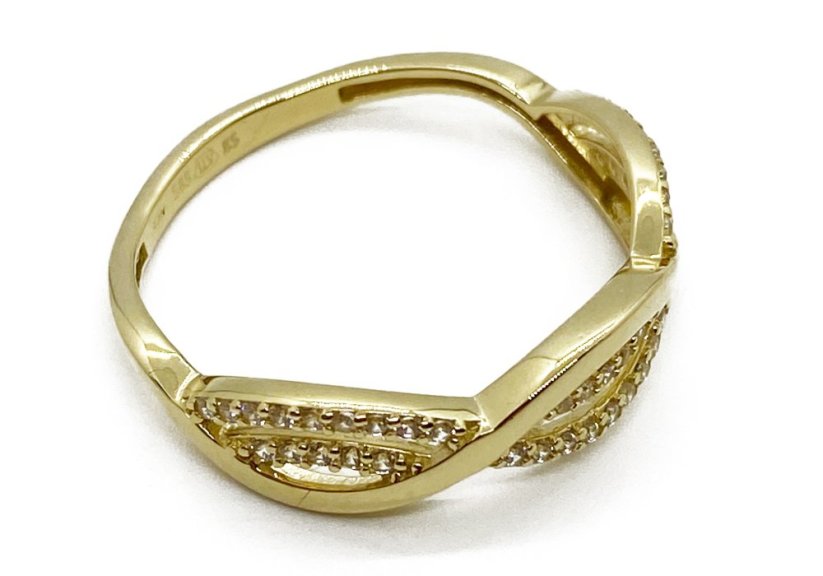 Zlatý prsten 2,09 g 14 Kt