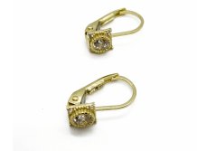 Zlaté náušnice 1,63 g 14 Kt