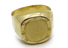 Zlatý prsten pánský 6,53 g 14 Kt