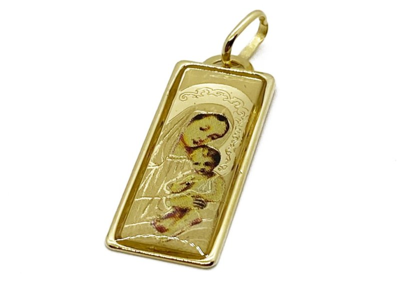 Zlatý přívěsek Madonka  1,02 g 14 Kt