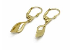 Zlaté náušnice 2,23 g 14 Kt