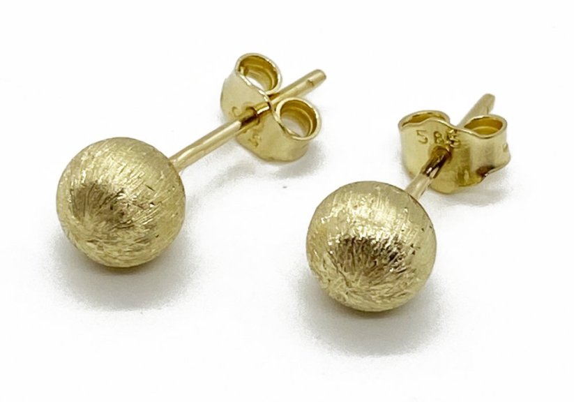 Zlaté náušnice  1,18 g 14 kt
