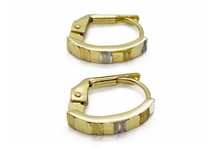 Zlaté náušnice 1,30 g 14 Kt