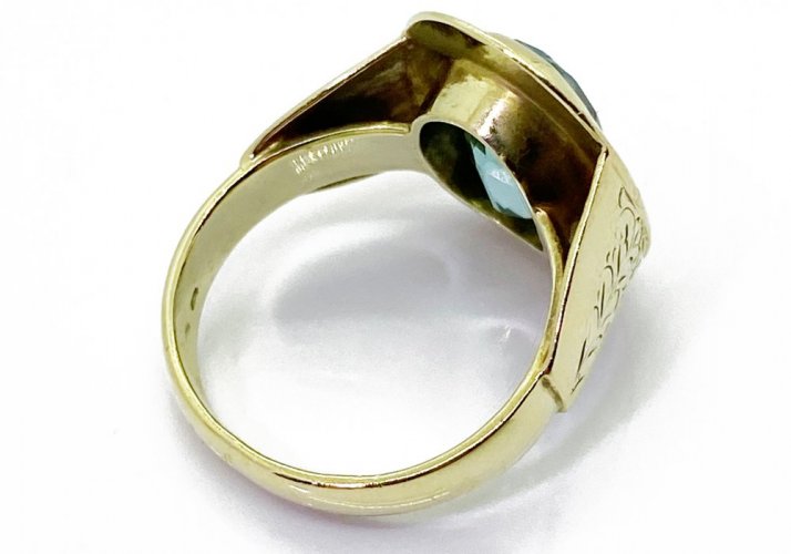 Zlatý prsten 7,40 g 14 Kt