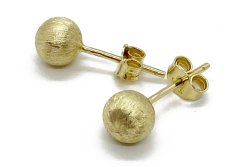 Zlaté náušnice 1,18 g 14 kt