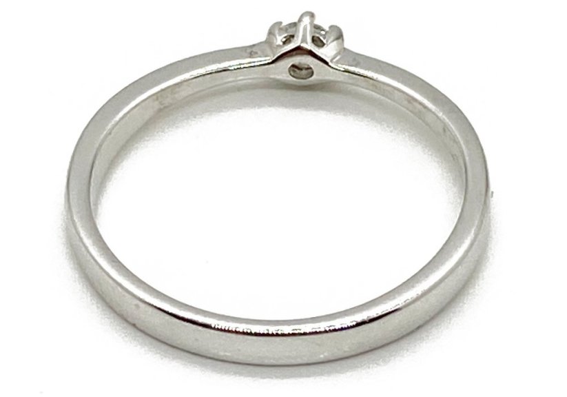 Zlatý prsten s Diamantem 1,68 g 14 Kt